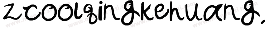 zcoolqingkehuangyouti Regrlar字体转换